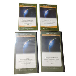 The Great Courses Change and Motion Calculus Made Clear 4 DVDs Part 1 + 2
